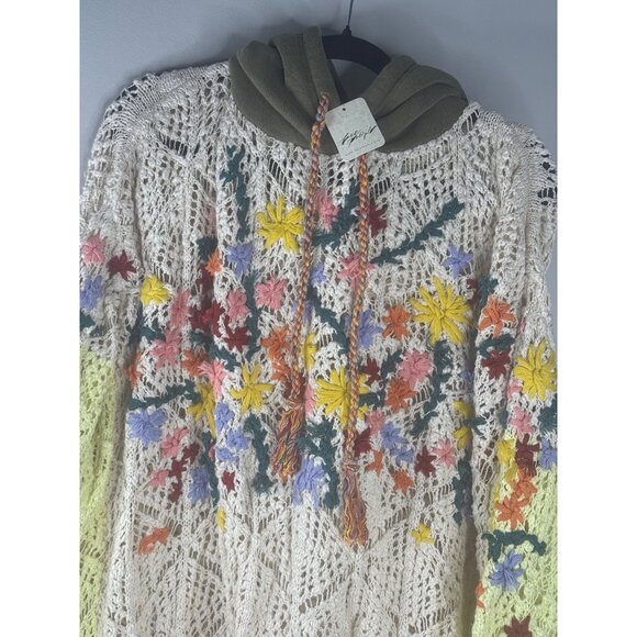Free People Multicolor Floral Crew Neck Sweater - Picture 5 of 16